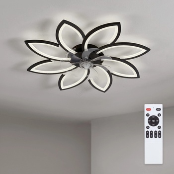 Brilagi - димируем LED таванен вентилатор LED/43W/230V Ø 90 см черен + дистанционно (BG4025)