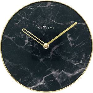 NeXtime Настолен часовник Marble Table черен (5222ZW) Будилник