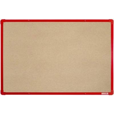 Extera Textilní tabule boardOK, 90 x 60 cm červená 100645