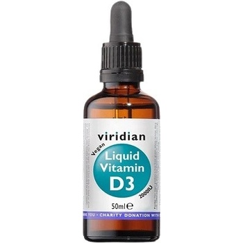 Viridian nutrition Liquid Vitamín D3 50 ml