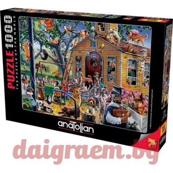 Image 1 of Anatolian Пъзел anatolian 1133 - 1000 части - Игриви кучета (p1133)