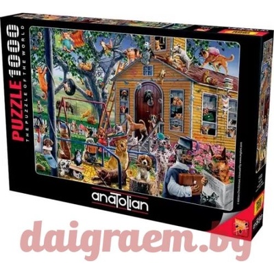 Anatolian Пъзел anatolian 1133 - 1000 части - Игриви кучета (p1133)