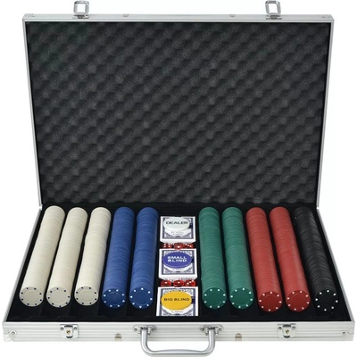 zahrada-XL Poker set s 1000 žetony