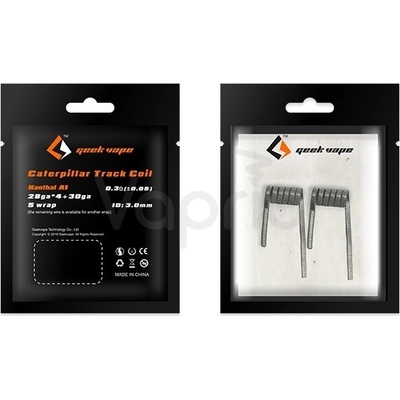 GeekVape Caterpillar Track Kanthal A1 spirálky předmotané 2ks