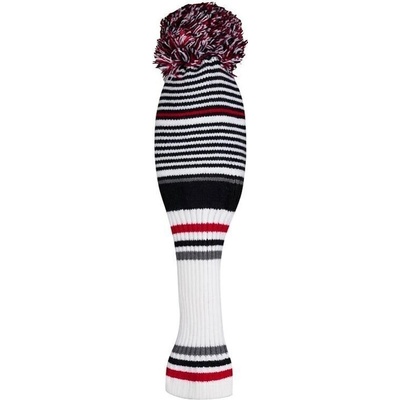 Callaway headcover Pom Pom Fairway Wood bílo-černo-červený