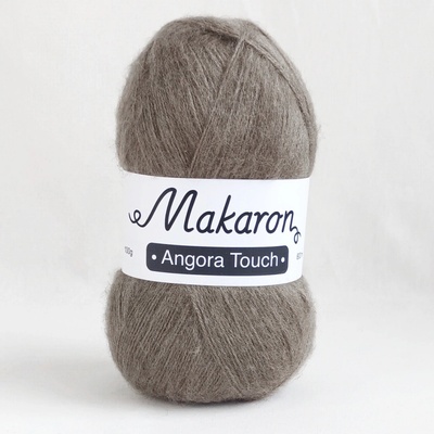 Makaron Angora Touch hnědošedá