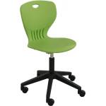 RFG Ученически стол RFG Maxima Move Black, полипропилен, до 120 kg, зелен