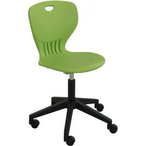 RFG Ученически стол RFG Maxima Move Black, полипропилен, до 120 kg, зелен