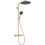 Hansgrohe Raindance Alive S Puro - Душ комплект с термостат, 21x34 cm, 3 струи, EcoSmart, четкан бронз 24593140 (24593140)