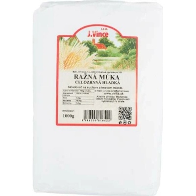 J. Vince Ražná celozrnná mouka hladká 1000 g