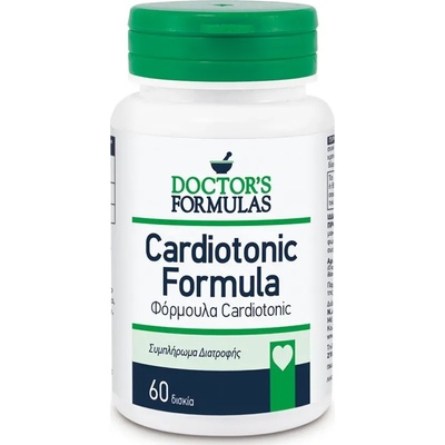 Doctor's Formulas Хранителна добавка Кардиотоник за правилното функциониране на сърдечно-съдовата система, Doctor' s Formulas Cardiotonic 60 Caps Cardiovascular Formula