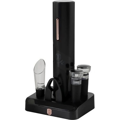 BERLINGERHAUS Dárková sada na otevírání vína 6 v 1, Black Rose collection BH-9653