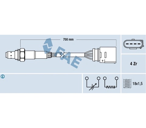Lambda sonda FAE 77205