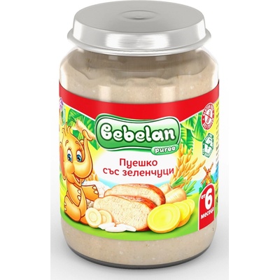 Bebelan Пюре Bebelan Puree - Пуешко със зеленчуци, 190 g (18685)