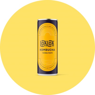 Loklok Kombucha Yerba Maté 250 ml – Zboží Mobilmania