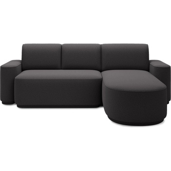 Eltap Тъмносив шенилов разтегателен ъглов диван с място за съхранение (десен ъгъл) Aurumm - ELTAP (CO-AUR-RT-05ENJ)