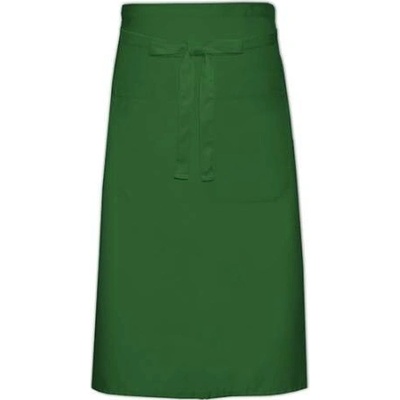 Link Kitchen Wear Kuchařská zástěra s kapsou X970T Bottle Green 100x70cm