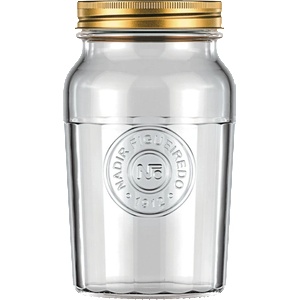 Horecano NADIR-AMERICANO VINTAGE-Буркан 1L Ø10.5xh17.5cm (9610) (0112319)