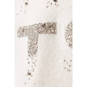 AllSaints уголемена тениска дамска от памук STACKS (W151JE)
