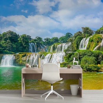 Art gift Фототапет Пейзаж на водопади