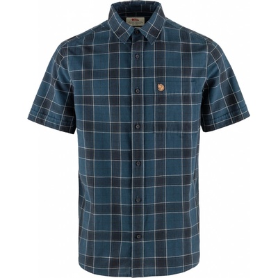 Fjällräven Övik Travel shirt SS modrá