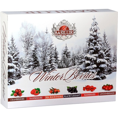 Basilur Winter berries assorted černý čaj 60 sáčků