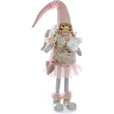 MagicHome Slovakia Trend Dekoracia Anjel ružový 28 cm