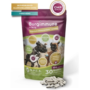N. P. C. S Natural Pet Care System Burgimmune Forte Премиум таблетки за укрепване на имунната система за кучета 30 бр