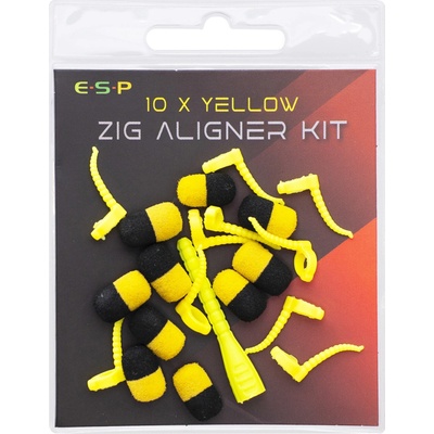 ESP Zig Aligner Kit Black/Yellow 10ks
