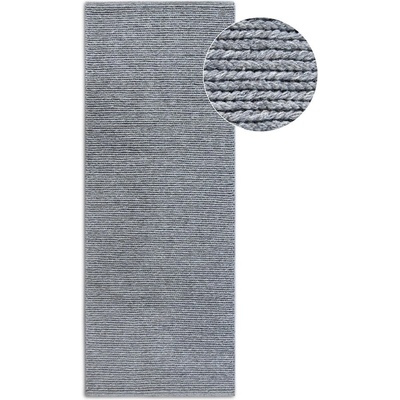 Villeroy & Boch Сива ръчно изработена вълнена пътека 80x200 cm Francois - Villeroy&Boch (106050-80x200)