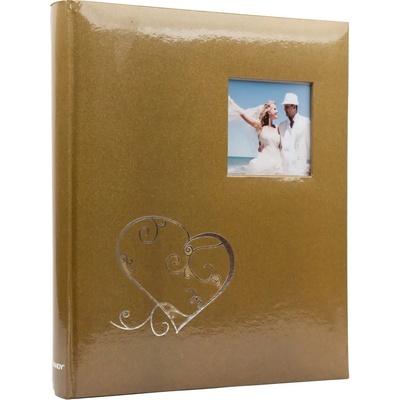 FANDY Fotoalbum samolepicí 24x29 cm 40 stran svatební Love 2 zlaté