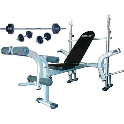 Spartan Bench lavice tlaková + 50kg nakládací cementový set – Hledejceny.cz