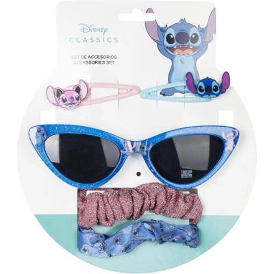 Детски комплект Cerda - Аксесоари за коса и слънчеви очила, Stitch (2500002847)