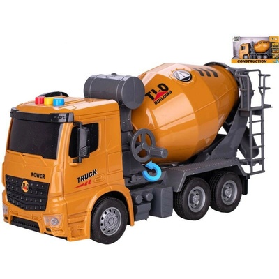 Mikro Trading Auto stavebný domiešavač na zotrvačník so svetlom a zvukom 27 cm