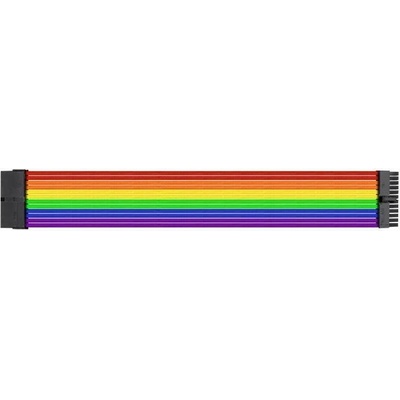 Thermaltake Комплект захранващи кабел Thermaltake TtMod комплект Extension Rainbow, 0.3 m. , дъга (AC-049-CNONAN-A1)