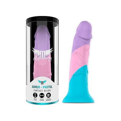 Mythology Asher Pastel M silikonové dildo 18 cm
