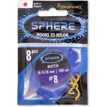 BROWNING Sphere Match černý nikl vel.10 8 ks