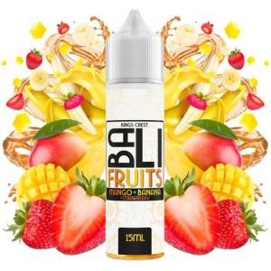 King's Crest Mango Banana Strawberry 15ml/60 Bali Fruits by Kings Crest