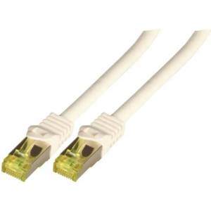  RJ45 пач корда категория 6a с категория 7 Raw Cable, S-FTP, бяла, EFB (10 м) (MK7001.10W)