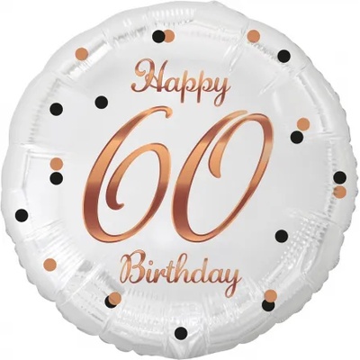 Godan Балон от фолио - бял/розов 60