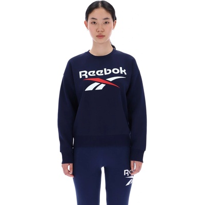 Reebok dámska fleecová mikina tmavomodrá