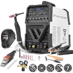 STAHLWERK Заваръчен апарат Stahlwerk AC/DC WIG/TIG 200 Puls ST IGBT Set Full / 10-200 А (1022) Заваръчен апарат