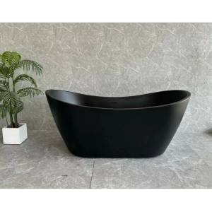 Inter Ceramic Самостоятелна вана Inter Ceramic, черна, 170x80 см (LB1781MB)