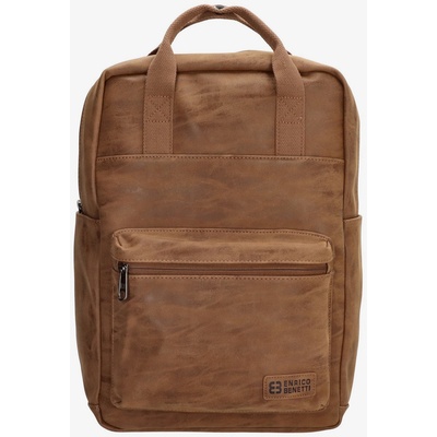 Enrico Benetti Раница Enrico Benetti Rotterdam 13" раница за преносим компютър Камел Enrico Benetti | Kafyav | МЪЖЕ | ЕДИН РАЗМЕР