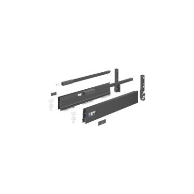 Sada bočníc výšky 176mm, Innotech Atira, antracit 420mm