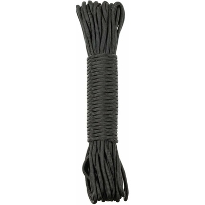 MFH Parachute cord 5 mm × 15,24 m černé