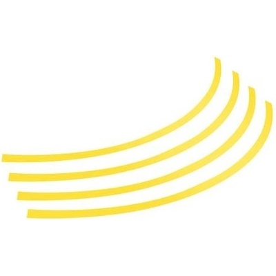 Lampa Samolepicí proužky na kolo RIM STICKERS 14–16" žlutá