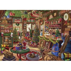 Bluebird Puzzle - Puzzle The Christmas Shop - 500 piese