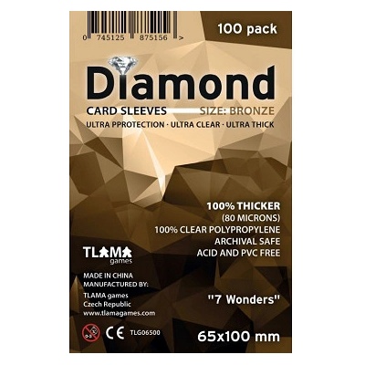 Tlama games Obaly na karty Diamond Bronze 7 Wonders