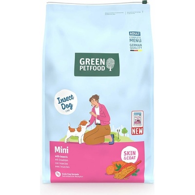 Green Petfood Mini s hmyzem 7,5 kg